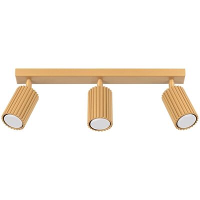 Sollux Lighting Karbon Minimalist Spotlight Bar 3 Light Gold - Listwa reflektorowa Sollux Lighting Karbon Minimalist Spotlight Bar 3 Light Gold - Listwa reflektorowa