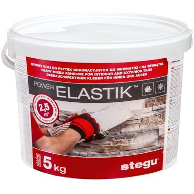 Stegu Klej do Kamienia i Płytek PowerElastik 5 kg Stegu Stegu Klej do Kamienia i Płytek PowerElastik 5 kg Stegu