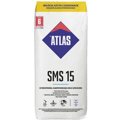 Atlas - SMS 15 - 25Kg - 1-15mm - Mieszanka samopoziomująca Atlas - SMS 15 - 25Kg - 1-15mm - Mieszanka samopoziomująca