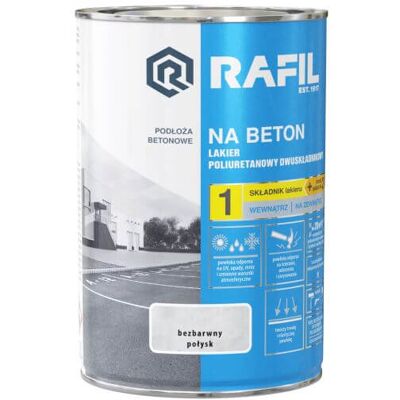 Rafil Lakier Poliuretanowy Na Beton 0,72L Bezbarwny Połysk Rafil Rafil Lakier Poliuretanowy Na Beton 0,72L Bezbarwny Połysk Rafil