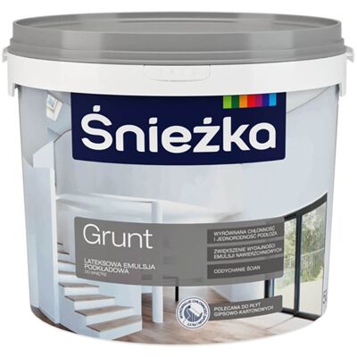 Śnieżka Emulsja Lateksowa Grunt Biała 5l Śnieżka Śnieżka Emulsja Lateksowa Grunt Biała 5l Śnieżka