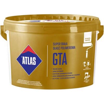 Atlas Gładź Polimerowa Super Biała 25 Kg Atlas Atlas Gładź Polimerowa Super Biała 25 Kg Atlas