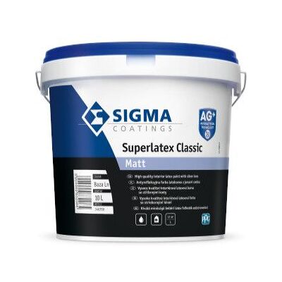 Coatings Farba Lateksowa Superlatex Classic Mat 0,93 L Baza CMS LN Sigma Coatings Coatings Farba Lateksowa Superlatex Classic Mat 0,93 L Baza CMS LN Sigma Coatings