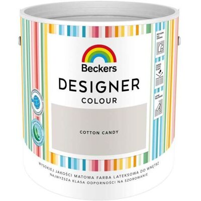 Farba lateksowa Beckers Cotton Candy - Farbka do wnętrz Farba lateksowa Beckers Cotton Candy - Farbka do wnętrz