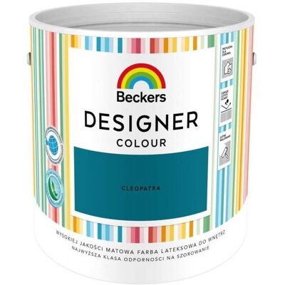 Beckers Farba Lateksowa Designer Colour Cleopatra 2,5L Beckers Beckers Farba Lateksowa Designer Colour Cleopatra 2,5L Beckers