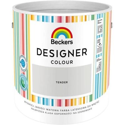 Beckers Farba Lateksowa Designer Colour Tender 2,5L Beckers Beckers Farba Lateksowa Designer Colour Tender 2,5L Beckers