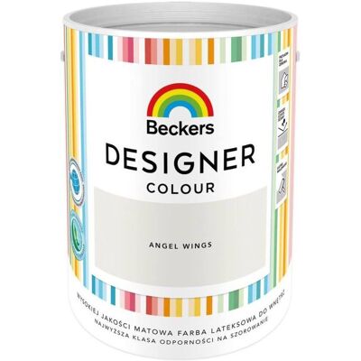 Beckers Farba Lateksowa Designer Colour Angel Wings Mat 5L Beckers Beckers Farba Lateksowa Designer Colour Angel Wings Mat 5L Beckers