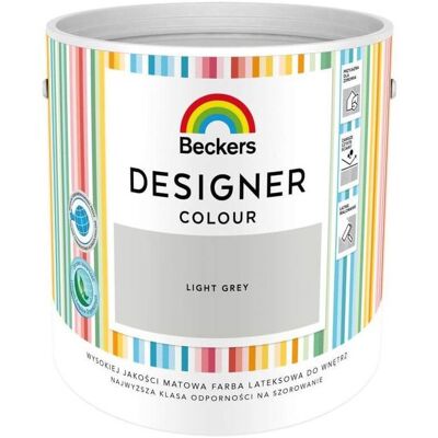 Beckers Farba Lateksowa Designer Colour Innocence Mat 2,5L Beckers Beckers Farba Lateksowa Designer Colour Innocence Mat 2,5L Beckers