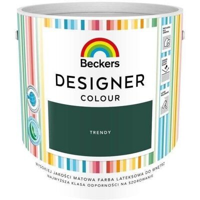 Beckers Farba Lateksowa Designer Colour 2,5L Trendy Beckers Beckers Farba Lateksowa Designer Colour 2,5L Trendy Beckers