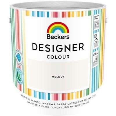Beckers Farba Lateksowa Designer Colour 2,5L Melody Beckers Beckers Farba Lateksowa Designer Colour 2,5L Melody Beckers