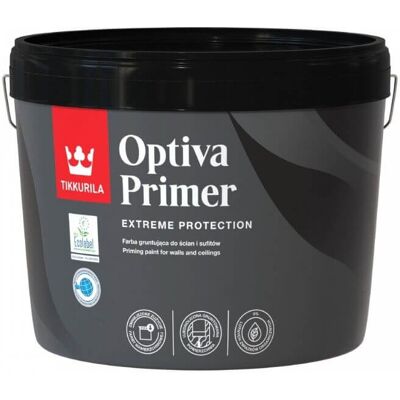 Tikkurila Farba Podkładowa Optiva Primer Do Gruntowania 9L Tikkurila Farba Podkładowa Optiva Primer Do Gruntowania 9L