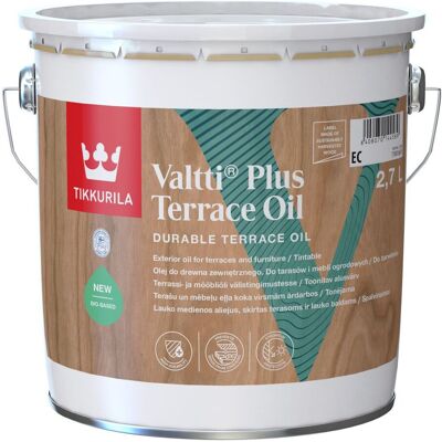 Tikkurila Olej Do Drewna Valtti Plus Terrace Oli Clear 2,7 l Tikkurila Tikkurila Olej Do Drewna Valtti Plus Terrace Oli Clear 2,7 l Tikkurila