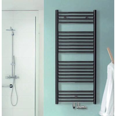 Zehnder - Klaro ZSL-120-050-05 - Black Matt - Radiator Zehnder - Klaro ZSL-120-050-05 - Black Matt - Radiator