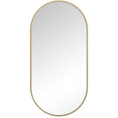 Emporia Lustro Owalne Virgo 50x100 LED Neutralny Rama Złota Szczotkowana Emporia Emporia Lustro Owalne Virgo 50x100 LED Neutralny Rama Złota Szczotkowana Emporia