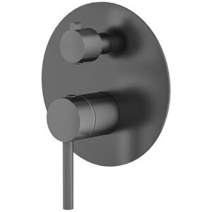 Emporia Bateria Prysznicowo-Wannowa Podtynkowa Z Boxem 2-Wyjściowym Fly Gun Metal 03042BN Emporia Emporia Bateria Prysznicowo-Wannowa Podtynkowa Z Boxem 2-Wyjściowym Fly Gun Metal 03042BN Emporia