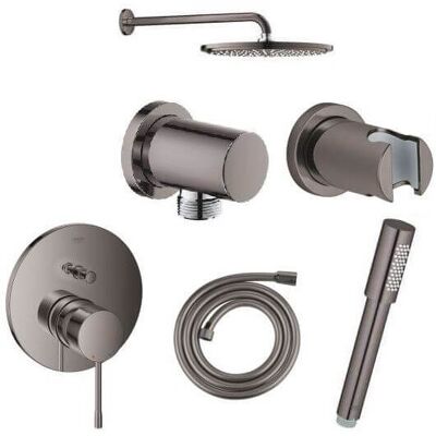 Zestaw Prysznicowy Essence Professional Brushed Hard Graphite PGC-14.1 + Podtynk Za 1PLN Grohe Zestaw Prysznicowy Essence Professional Brushed Hard Graphite PGC-14.1 + Podtynk Za 1PLN Grohe