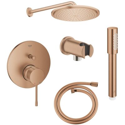 Zestaw Prysznicowy Essence Professional Brushed Warm Sunset PGC-4.5 + Podtynk Za 1PLN Grohe Zestaw Prysznicowy Essence Professional Brushed Warm Sunset PGC-4.5 + Podtynk Za 1PLN Grohe