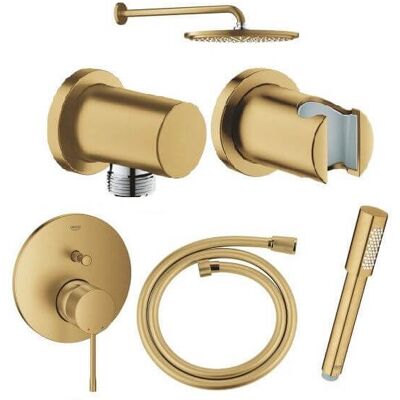 Zestaw Prysznicowy Essence Professional Brushed Cool Sunrise PGC-6.6 + Podtynk Za 1PLN Grohe Zestaw Prysznicowy Essence Professional Brushed Cool Sunrise PGC-6.6 + Podtynk Za 1PLN Grohe
