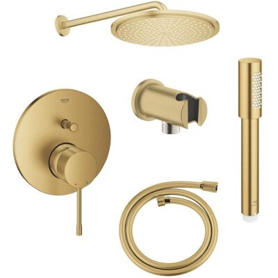 Zestaw Prysznicowy Essence Professional Brushed Cool Sunrise PGC-6.7 + Podtynk Za 1PLN Grohe Zestaw Prysznicowy Essence Professional Brushed Cool Sunrise PGC-6.7 + Podtynk Za 1PLN Grohe