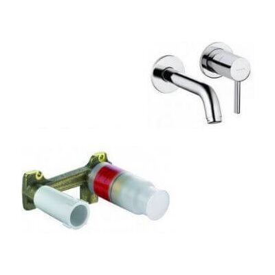 Kludi Bateria Umywalkowa Ścienna Bozz 382440576 z Elementem Podtynkowy 38243 Chrom 382440576S Kludi Kludi Bateria Umywalkowa Ścienna Bozz 382440576 z Elementem Podtynkowy 38243 Chrom 382440576S Kludi