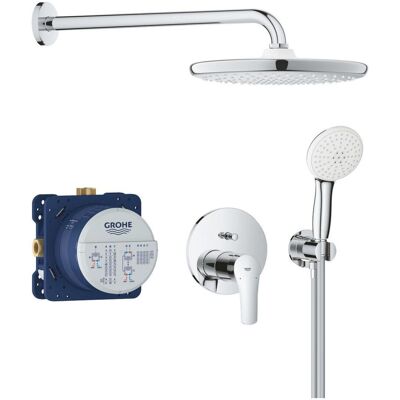 Zestaw Prysznicowy Eurosmart Podtynkowy z Deszczownicą Tempesta 250 25288000 Grohe Zestaw Prysznicowy Eurosmart Podtynkowy z Deszczownicą Tempesta 250 25288000 Grohe