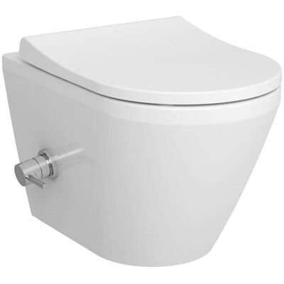 Vitra Miska WC Wisząca Integra 54x36 cm Z Funkcją Bidetu Biała 7041B003-7211 Vitra Vitra Miska WC Wisząca Integra 54x36 cm Z Funkcją Bidetu Biała 7041B003-7211 Vitra