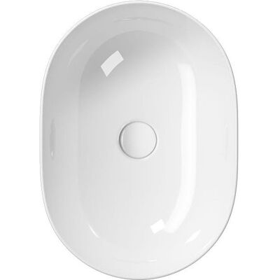 GSI Umywalka Nablatowa Pura 50x35 Bianco Lucido 886011 GSI GSI Umywalka Nablatowa Pura 50x35 Bianco Lucido 886011 GSI