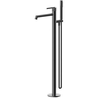 Emporia Bateria Wannowa Wolnostojąca Z Elementem Podłogowym I Zestawem Natryskowym Ori Gun Metal 08031BN Emporia Emporia Bateria Wannowa Wolnostojąca Z Elementem Podłogowym I Zestawem Natryskowym Ori Gun Metal 08031BN Emporia