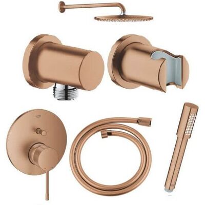 Zestaw Prysznicowy 6w1 Essence Brushed Warm Sunset Grohe Zestaw Prysznicowy 6w1 Essence Brushed Warm Sunset Grohe