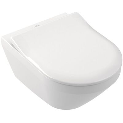 Villeroy & Boch Miska WC Podwieszana Architectura Bezrantowa z Funkcją DirectFlush Z Deską Wolnoopadającą Villeroy&Boch Villeroy & Boch Miska WC Podwieszana Architectura Bezrantowa z Funkcją DirectFlush Z Deską Wolnoopadającą Villeroy&Boch