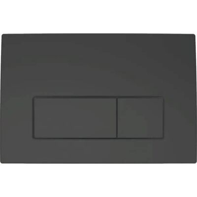Geberit Delta 50 Podwójny przycisk spłukiwania - Matowy czarny - 24,6x16,4cm Geberit Delta 50 Podwójny przycisk spłukiwania - Matowy czarny - 24,6x16,4cm