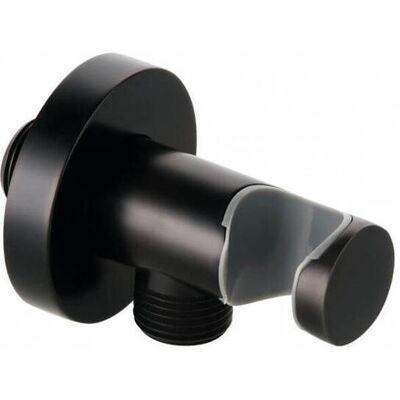 Wbudowany element prysznicowy Kludi - Zabezpieczenie przeciw cofaniu się wody G 1/2" - Matowe czarne - Połączenie węża prysznicowego Wbudowany element prysznicowy Kludi - Zabezpieczenie przeciw cofaniu się wody G 1/2" - Matowe czarne - Połączenie węża prysznicowego