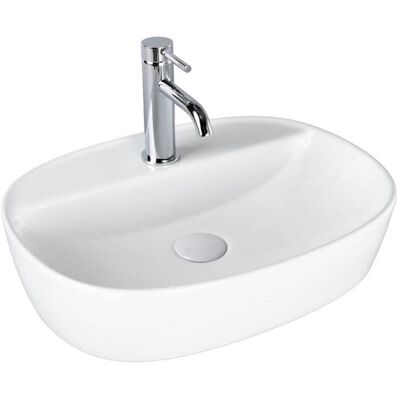 Bevisa Umywalka Nablatowa Nave 50x38x11 Biały 2300225038 Bevisa Bevisa Umywalka Nablatowa Nave 50x38x11 Biały 2300225038 Bevisa