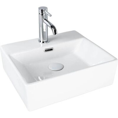 Bevisa - Tirano - 41x36x13 - Biały - Umywalka Bevisa - Tirano - 41x36x13 - Biały - Umywalka
