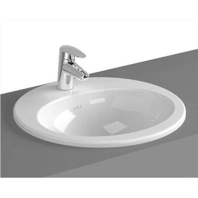 Vitra Umywalka Wpuszczana W Blat Z Otworem Na Baterię S20 Biała 5468B003-0001 Vitra Vitra Umywalka Wpuszczana W Blat Z Otworem Na Baterię S20 Biała 5468B003-0001 Vitra