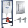 Stelaż Podtynkowy + Przycisk Skate Cosmopolitan + Wsporniki Rapid SL 3w1 38772001 Grohe