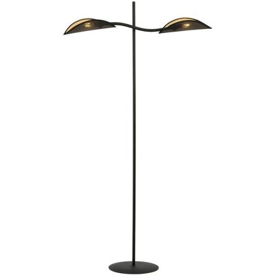 EMIBIG Lampa podłogowa LOTUS nowoczesna czarna E14 10W LED EMIBIG Lampa podłogowa LOTUS nowoczesna czarna E14 10W LED