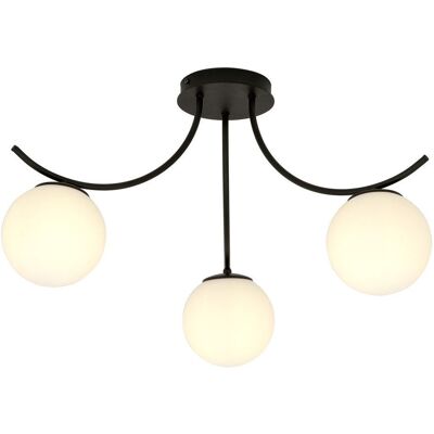 EMIBIG Lampa sufitowa BOSTON nowoczesna czarna E14 10W LED EMIBIG Lampa sufitowa BOSTON nowoczesna czarna E14 10W LED