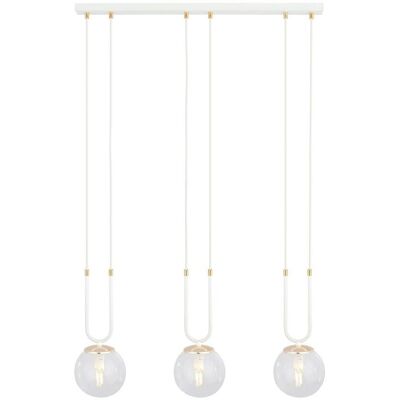 EMIBIG Lampa wisząca GLAM nowoczesna biała E14 10W LED EMIBIG Lampa wisząca GLAM nowoczesna biała E14 10W LED