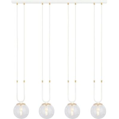 EMIBIG Lampa wisząca GLAM nowoczesna biała E14 10W LED EMIBIG Lampa wisząca GLAM nowoczesna biała E14 10W LED