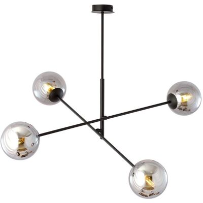 EMIBIG Lampa wisząca LINEAR nowoczesna czarna E14 10W LED EMIBIG Lampa wisząca LINEAR nowoczesna czarna E14 10W LED