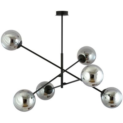 EMIBIG Lampa wisząca LINEAR nowoczesna czarna E14 10W LED EMIBIG Lampa wisząca LINEAR nowoczesna czarna E14 10W LED