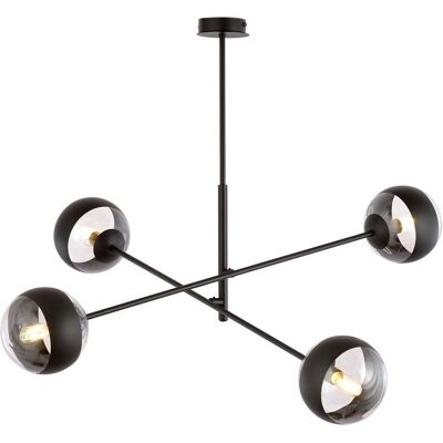 EMIBIG Lampa wisząca LINEAR nowoczesna czarna E14 10W LED EMIBIG Lampa wisząca LINEAR nowoczesna czarna E14 10W LED