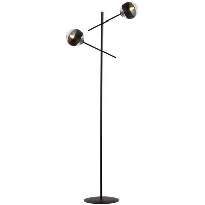 EMIBIG Lampa podłogowa LINEAR nowoczesna czarna E14 10W LED EMIBIG Lampa podłogowa LINEAR nowoczesna czarna E14 10W LED