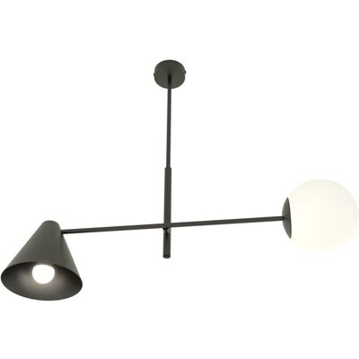 EMIBIG Żyrandol HERMES nowoczesny czarny E14 10W LED EMIBIG Żyrandol HERMES nowoczesny czarny E14 10W LED