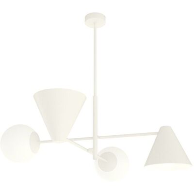 EMIBIG Żyrandol HERMES nowoczesny biały E14 10W LED EMIBIG Żyrandol HERMES nowoczesny biały E14 10W LED