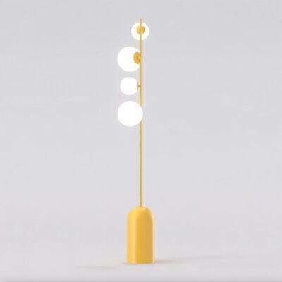 EMIBIG Lampa podłogowa ETNO nowoczesna pomarańczowa G9 8W LED EMIBIG Lampa podłogowa ETNO nowoczesna pomarańczowa G9 8W LED