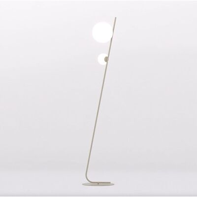 EMIBIG Lampa podłogowa TATU nowoczesna beżowa G9 8W LED EMIBIG Lampa podłogowa TATU nowoczesna beżowa G9 8W LED