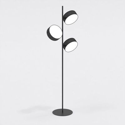 EMIBIG Lampa podłogowa DRUMZ nowoczesna czarna E14 10W LED EMIBIG Lampa podłogowa DRUMZ nowoczesna czarna E14 10W LED