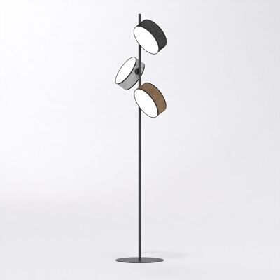 EMIBIG Lampa podłogowa DRUMZ nowoczesna czarna E14 10W LED EMIBIG Lampa podłogowa DRUMZ nowoczesna czarna E14 10W LED
